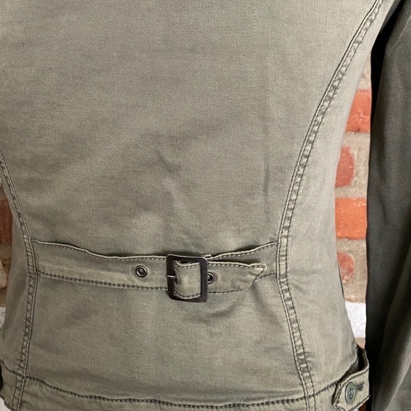 Anthropologie Marrakech Faravel moto utility Jacket olive green size XS - Picture 8 of 12